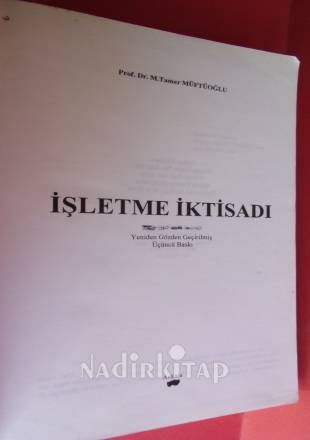 İŞLETME İKTİSADI