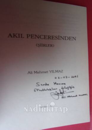 AKIL PENCERESİNDEN .( ŞİİRLER.) İMZALI..
