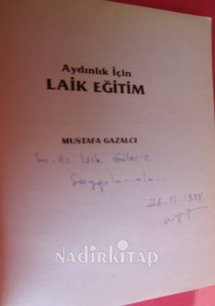AYDINLIK İÇİN LAİK EĞİTİM-İMZALI