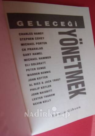 GELECEĞİ YÖNETMEK