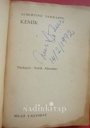 KEMİK.. İMZALI ..