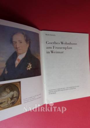 GOETHES WOHNHAUS AM FRAUENPLAN İN WEİMAR