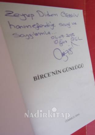 BİRCE'NİN GÜNLÜĞÜ..İMZALI..