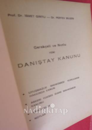 YENİ DANIŞTAY KANUNU