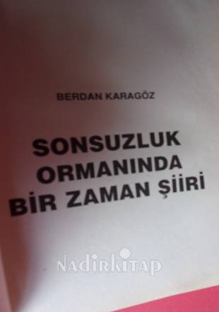 SONSUZLUK ORMANINDA BİR ZAMAN ŞİİRİ