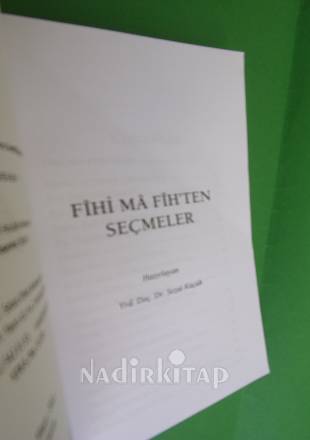 FİHİ MA FİH'TEN SEÇMELER