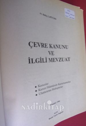 ÇEVRE KANUNU VE İLGİLİ MEVZUAT