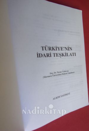 TÜRKİYE'NİN İDARİ TEŞKİLATI