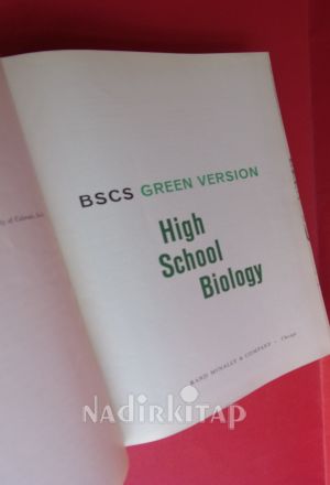 HİGH SCHOOL BİOLOGY / BSCS GREEN VERSİON