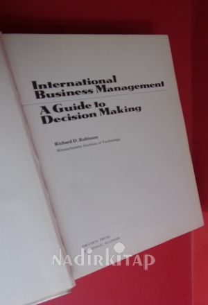 INTERNATIONAL BUSINESS MANAGEMENT / A Guide to Decision Making
