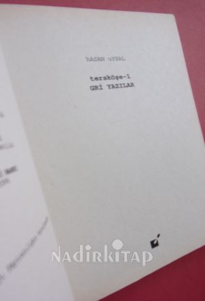 TERSKÖŞE 1 / GRİ YAZILAR