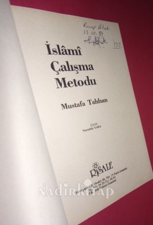 İSLAMİ ÇALIŞMA METODU