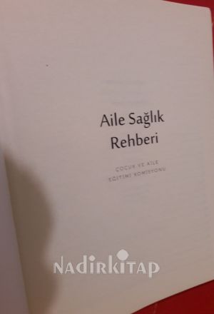 AİLE SAĞLIĞI REHBERİ