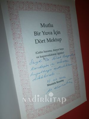 MUTLU BİR YUVA İÇİN DÖRT MEKTUP..İMZALI..