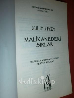 MALİKANEDEKİ SIRLAR.. BİRİNCİ BASIM ..