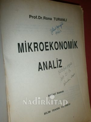 MİKROEKONOMİK ANALİZ