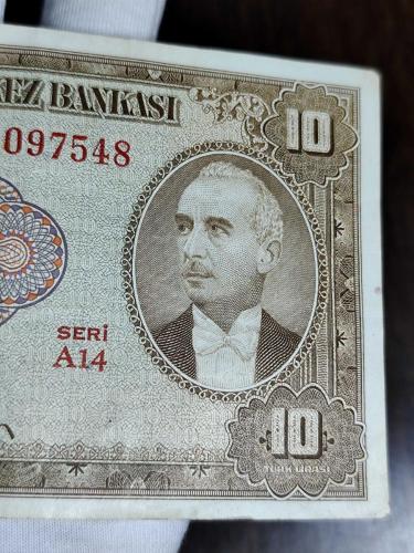 4. Emisyon 2. Tertip 10 Lira Nadir