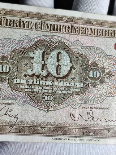 4. Emisyon 2. Tertip 10 Lira Nadir