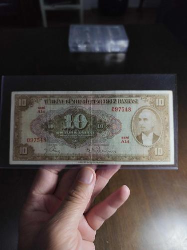 4. Emisyon 2. Tertip 10 Lira Nadir