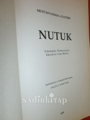 NUTUK ( MUSTAFA KEMAL ATATÜRK )