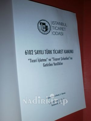 6102 SAYILI TÜRK TİCARET KANUNU 