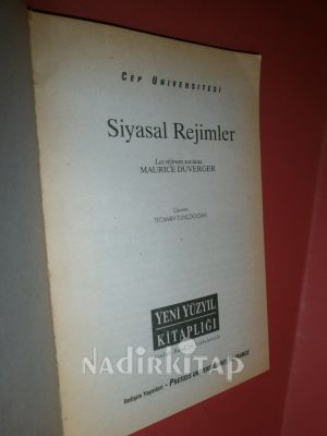 SİYASAL REJİMLER