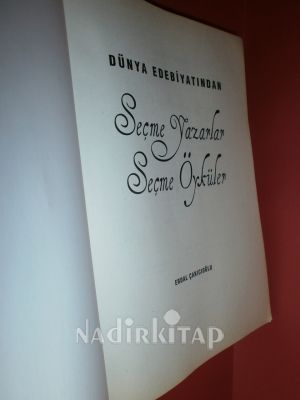 DÜNYA EDEBİYATINDAN SEÇME YAZILAR SEÇME ÖYKÜLER ER