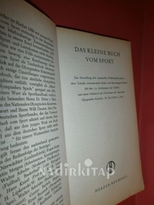 Das kleine Buch vom Sport