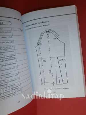 KADIN GİYSİ KALIPLARI 2 CİLT / MODÜLLERİ BLUZ KALIBI KALIBIP ÇEŞİTLERİ