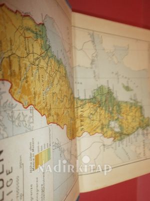 Ile İsveç 1941. haritası. Ile portreler. / SCHWEDEN 1941