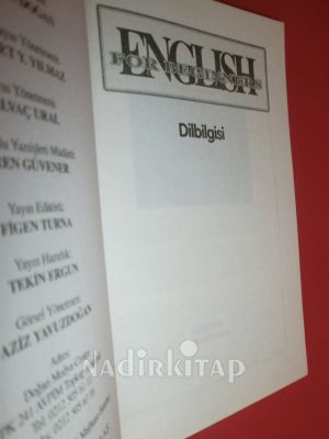 ENGGLISH FOR BEGINNER .DİL BİLGİSİ