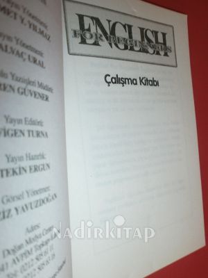 ENGGLISH FOR BEGINNER . ÇALIŞMA KİTABI