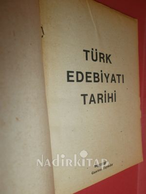 TÜRK EDEBİYATI TARİHİ