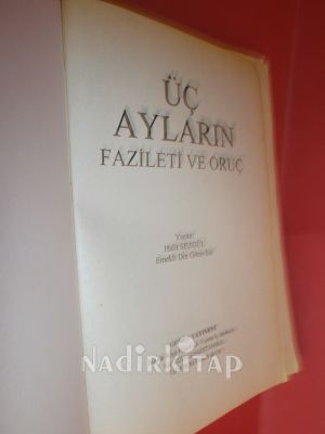 ÜÇ AYLAR VE FAZİLETİ
