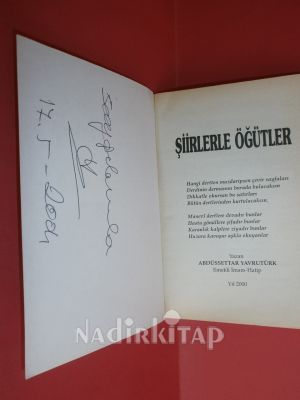 AKBABA'DAN ŞİİRLERLE ÖĞÜTLER** İMZALI**