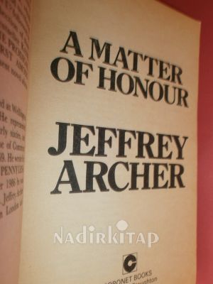 A MATTER OF HONOUR