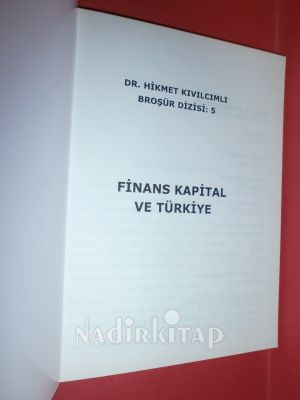 FİNANS KAPİTAL ve TÜRKİYE (BROŞÜR DİZİSİ-5 )