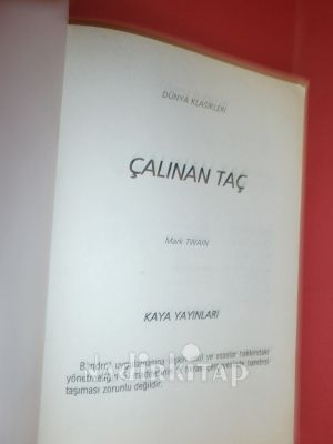DÜNYA KLASİKLERİ * ÇALINAN TAÇ -10 YAŞ-
