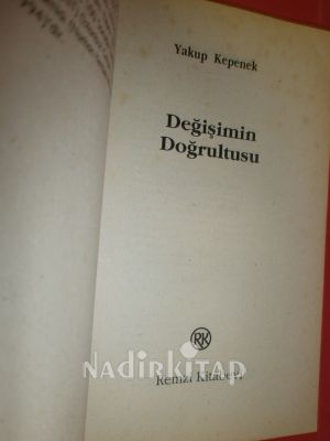 DEĞİŞİMİN DOĞRULTUSU** BİRİNCİ BASIM **