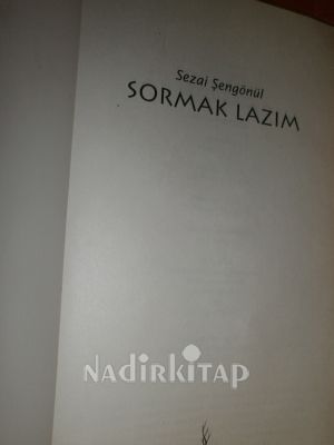 SORMAK LAZIM