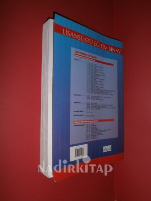 LES lisansüstü eğitim sınavı ' -konu anlatımlı çözümlü, testli -