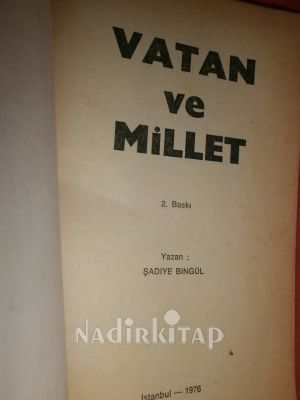VATAN VE MİLLET