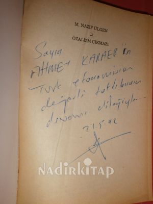 ÖZALİZM ÇIKMAZI-ALTERNATİF POLİTİKALAR ** İMZALI**