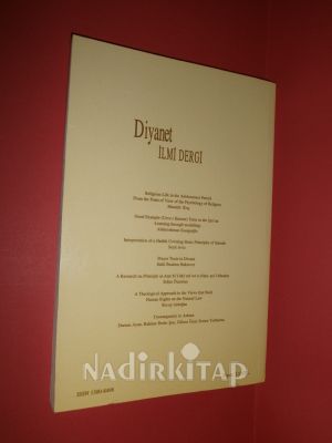 diyanet ilmi dergi temmuz ağustos eylül 2006 cilt 42 sayı 3