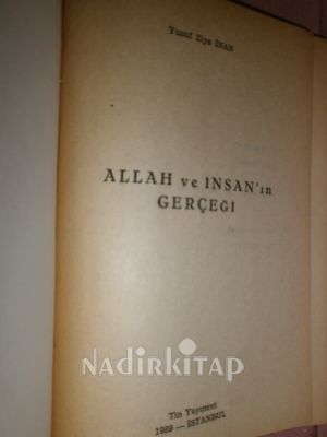 ALLAH VE İNSANIN GERÇEĞİ