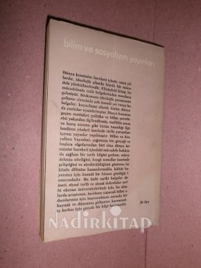 BÜTÜN ÜLKELERİN İŞÇİLERİ BİRLEŞİNİZ! ** BİRİNCİ BASIM **