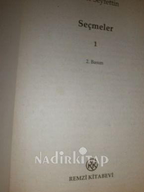 ÖMER SEYFETTİN'DEN SEÇMELER 1 - TAM MACARA-