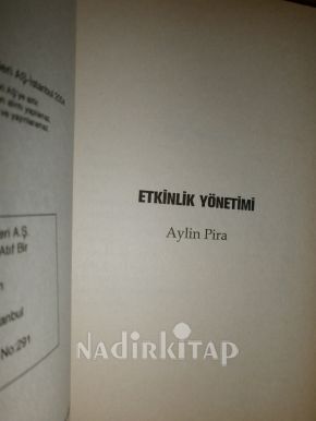 ETKİNLİK YÖNETİMİ