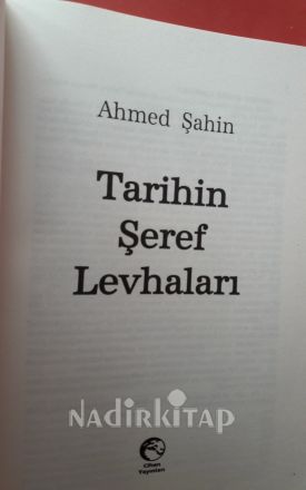 TARİHİN ŞEREF LEVHALARI