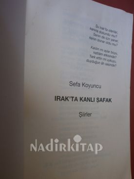 IRAK'TA KANLI ŞAFAK ** BİRİNCİ BASIM **
